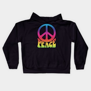 PEACE - Rainbow Kids Hoodie